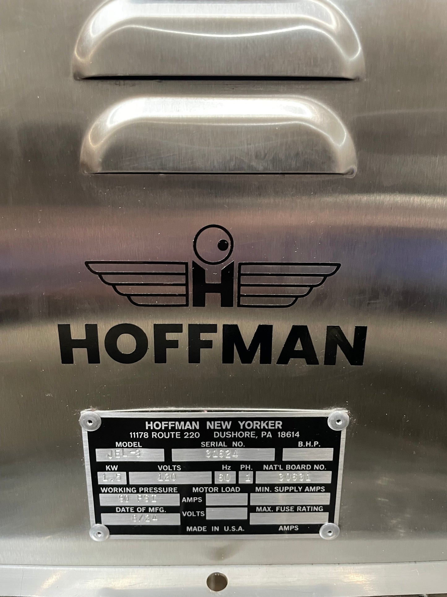 Hoffman Commercial Steamer - with Hat Shaping Head